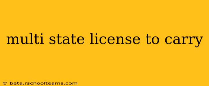 multi state license to carry