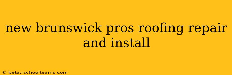 new brunswick pros roofing repair and install