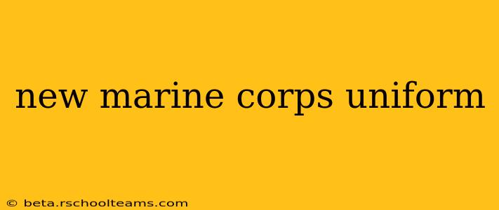 new marine corps uniform