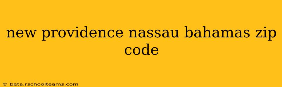new providence nassau bahamas zip code