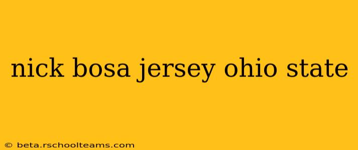 nick bosa jersey ohio state
