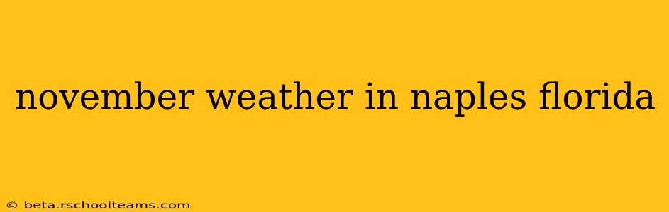 november weather in naples florida