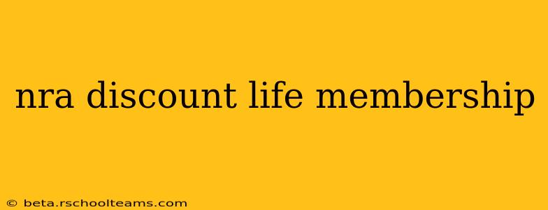 nra discount life membership