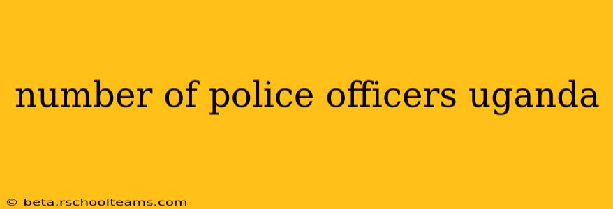 number of police officers uganda