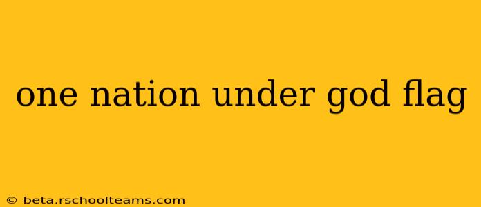 one nation under god flag