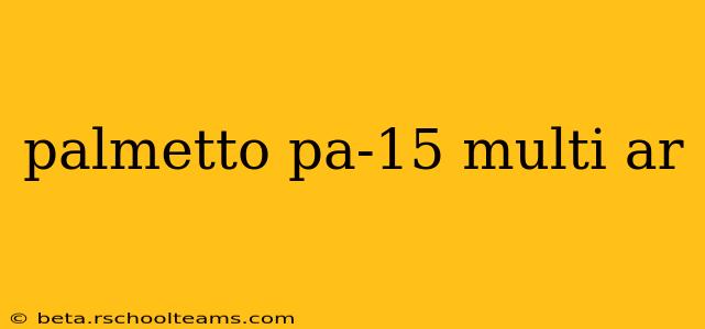 palmetto pa-15 multi ar