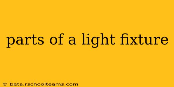 parts of a light fixture