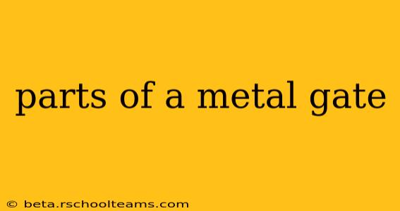 parts of a metal gate