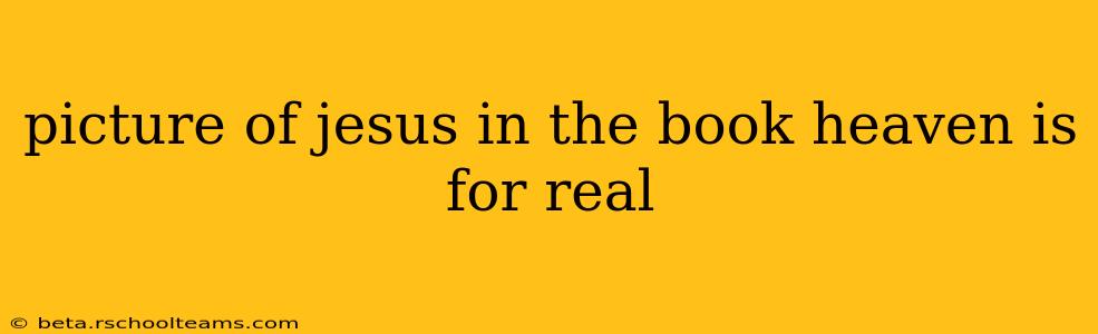 picture of jesus in the book heaven is for real