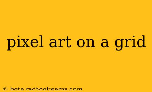 pixel art on a grid