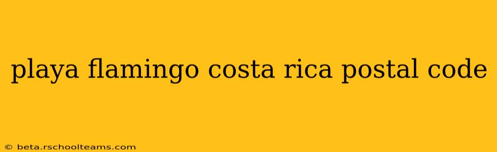 playa flamingo costa rica postal code