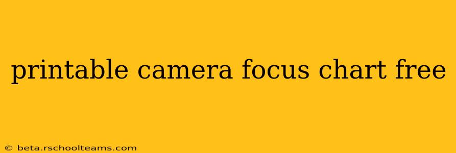 printable camera focus chart free