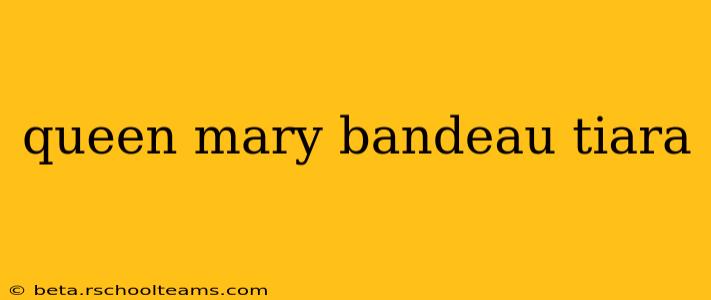 queen mary bandeau tiara