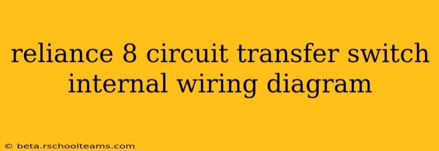 reliance 8 circuit transfer switch internal wiring diagram