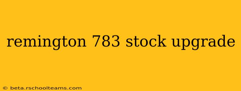 remington 783 stock upgrade