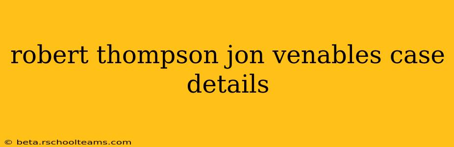 robert thompson jon venables case details