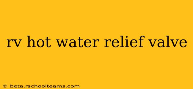rv hot water relief valve