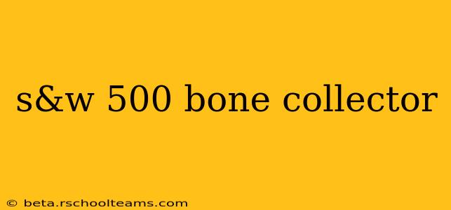 s&w 500 bone collector