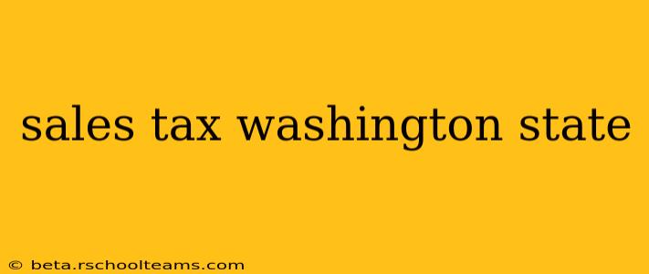sales tax washington state