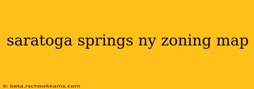 saratoga springs ny zoning map