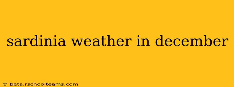 sardinia weather in december