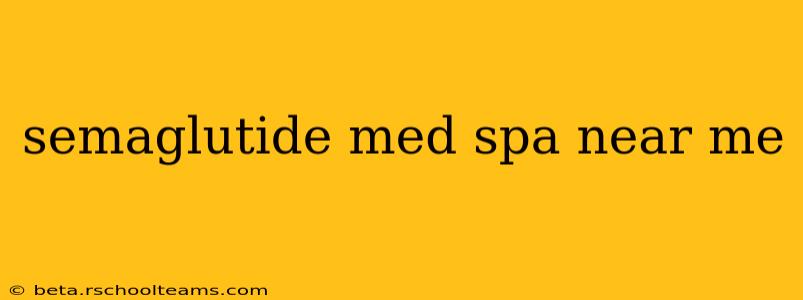semaglutide med spa near me