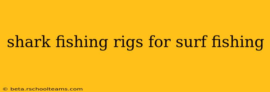 shark fishing rigs for surf fishing