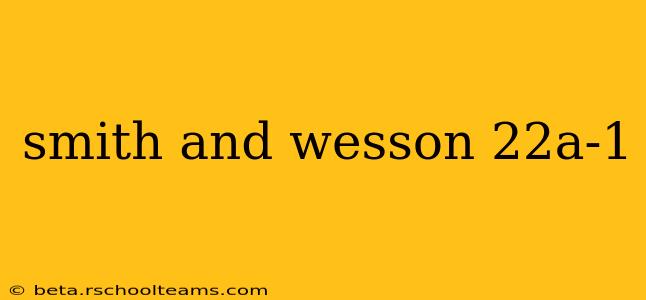 smith and wesson 22a-1
