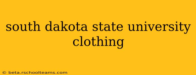south dakota state university clothing
