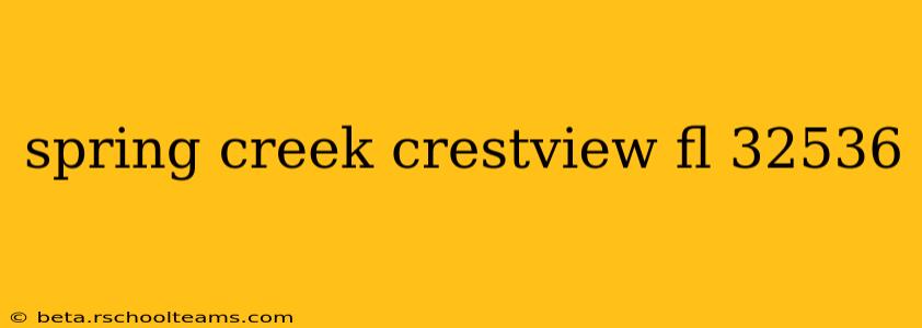 spring creek crestview fl 32536