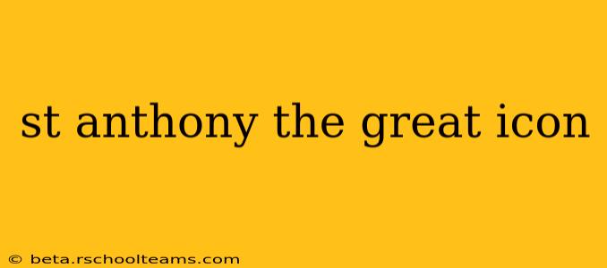 st anthony the great icon