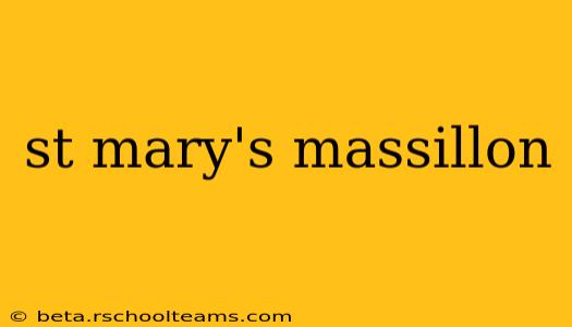 st mary's massillon
