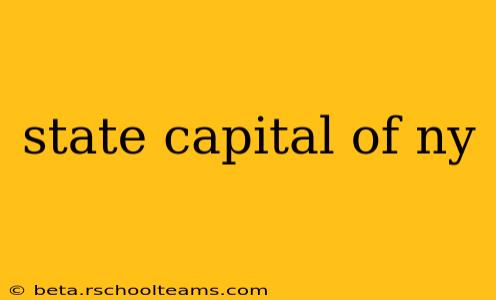 state capital of ny