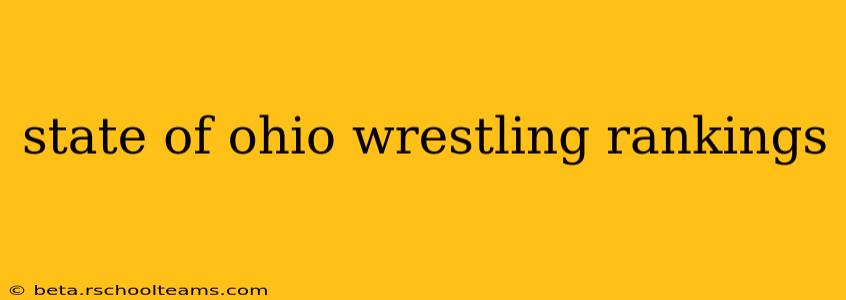 state of ohio wrestling rankings
