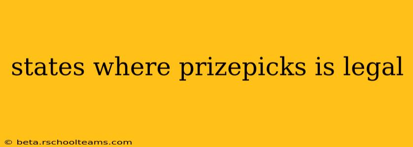 states where prizepicks is legal