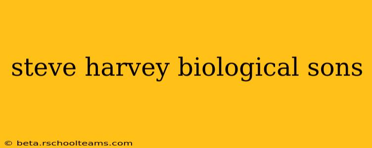 steve harvey biological sons