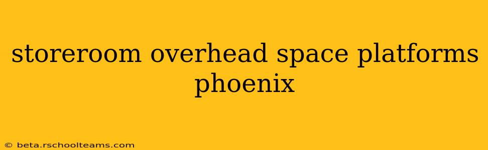 storeroom overhead space platforms phoenix