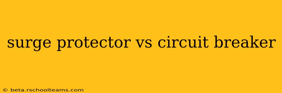 surge protector vs circuit breaker