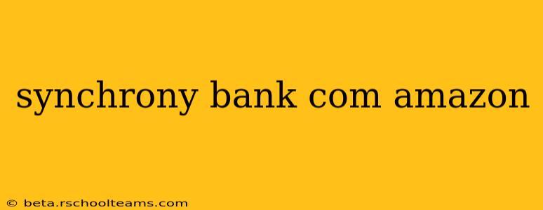 synchrony bank com amazon