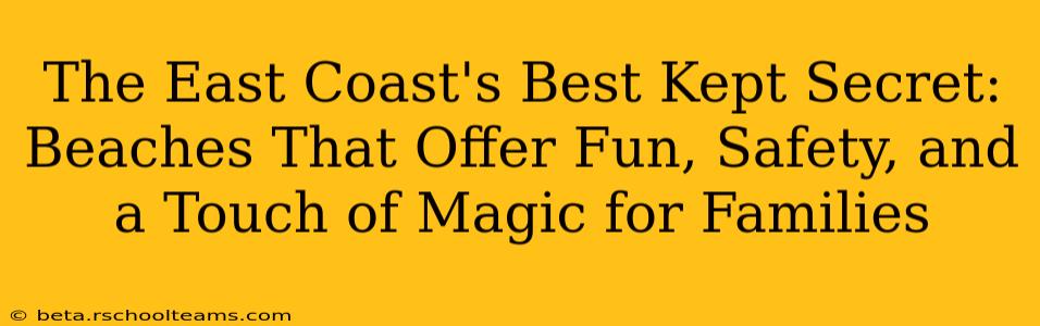 The East Coast's Best Kept Secret: Beaches That Offer Fun, Safety, and a Touch of Magic for Families