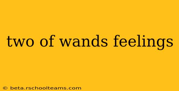 two of wands feelings