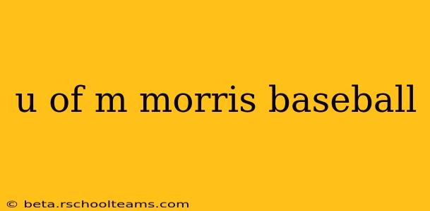 u of m morris baseball