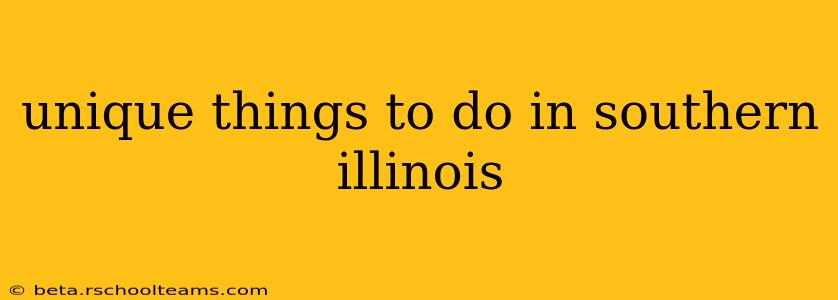 unique things to do in southern illinois