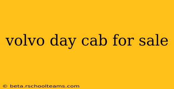 volvo day cab for sale