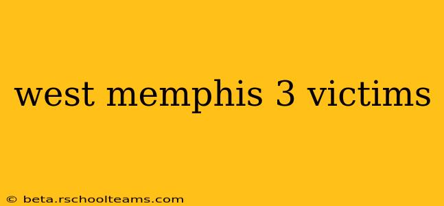 west memphis 3 victims