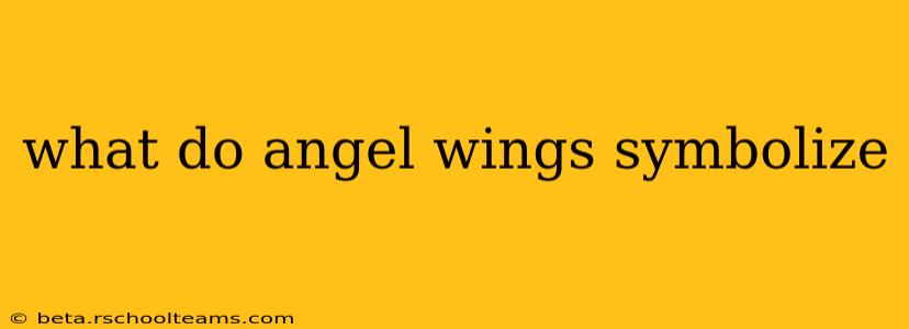 what do angel wings symbolize