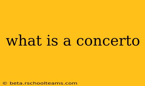 what is a concerto