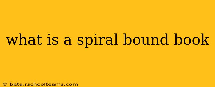 what is a spiral bound book