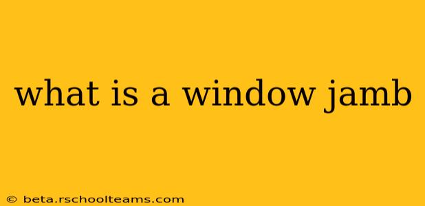 what is a window jamb