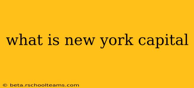what is new york capital